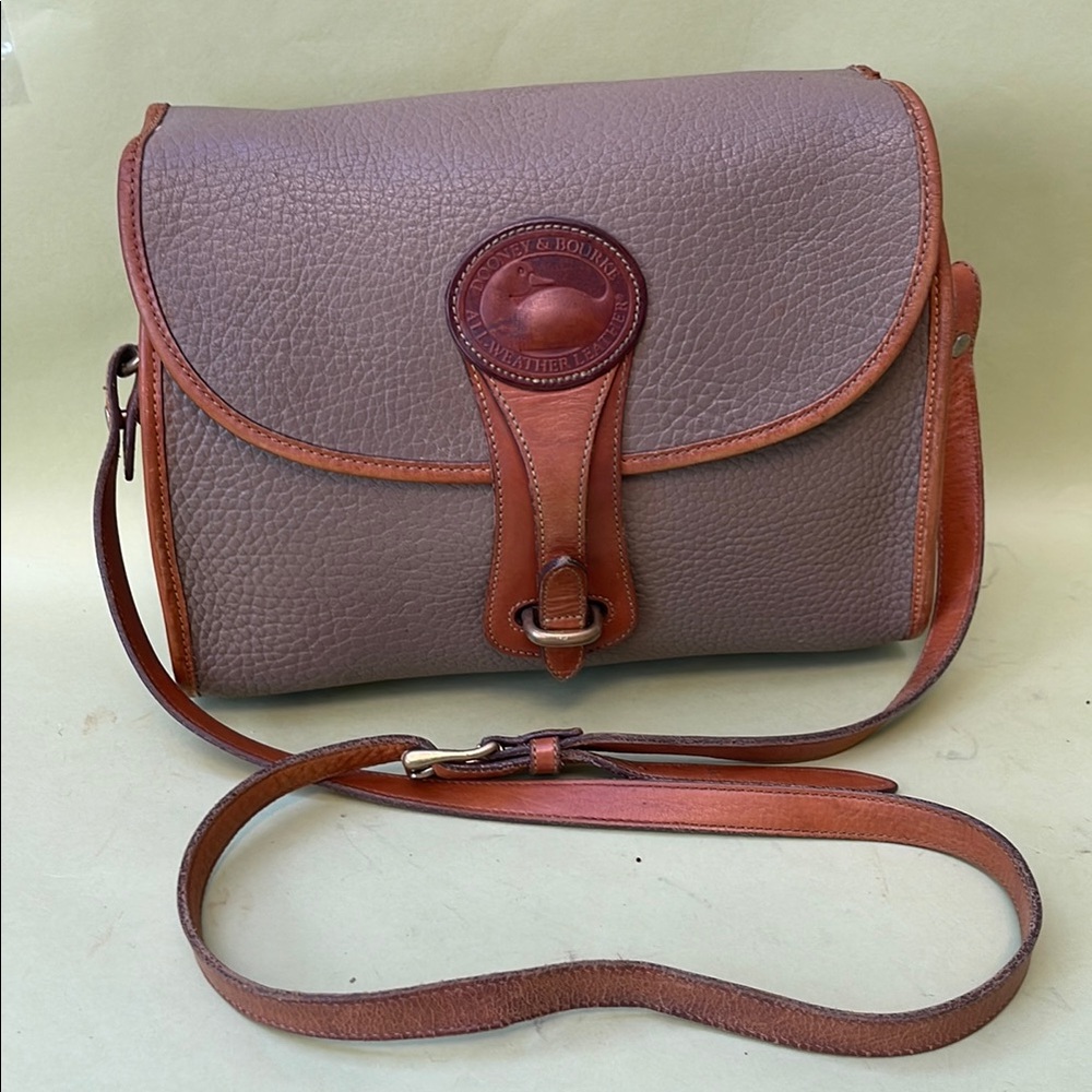 Dooney & Bourke Tan Leather Crossbody Bag